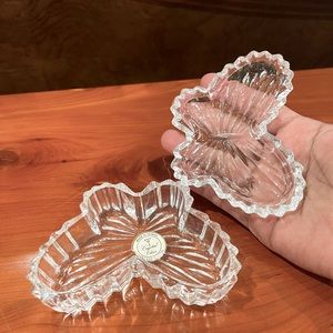 Chrystal Clear butterfly jewelry box